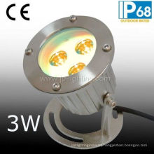 IP68 3W LED Underwater Spot Light